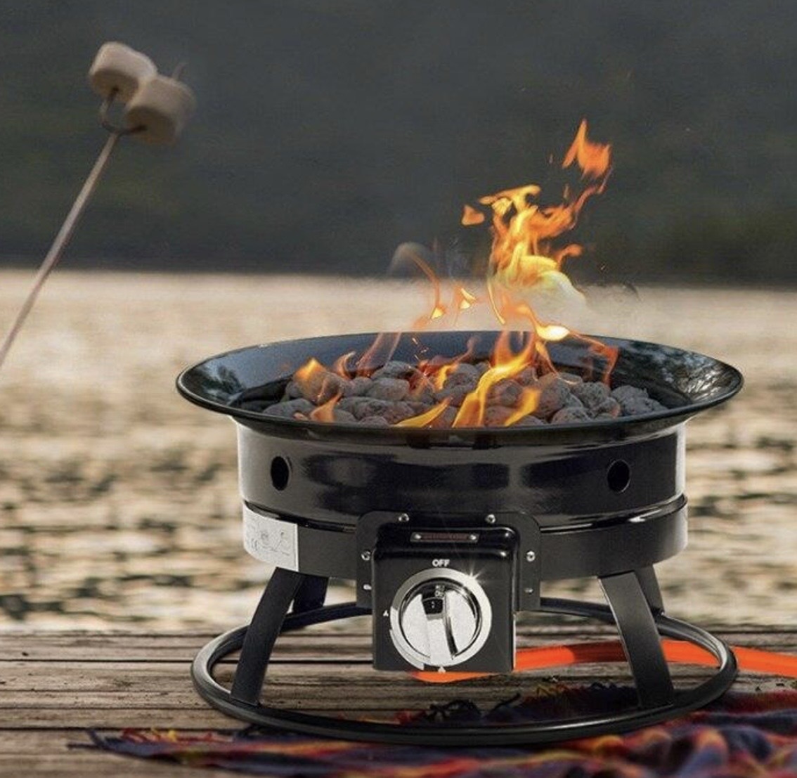 Костровая чаша на газу